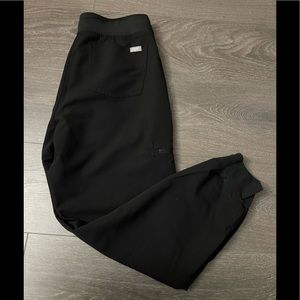 Figs Black Zamora Scrub Pants - Medium Petite